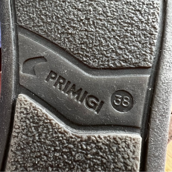 Primigi Penny Loafers Shoes Boys size 38 US 5.5-6‎ Slip-On Suede Comfort Brown - Picture 9 of 9